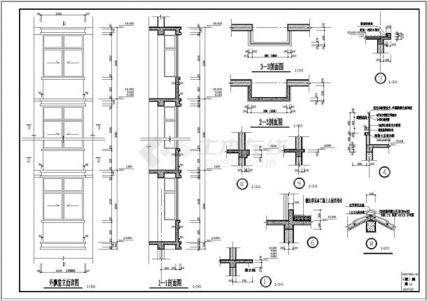 [安徽]某河畔新居底框板式2296.2平米6层住宅楼建筑施工图（带节能设计）-图二