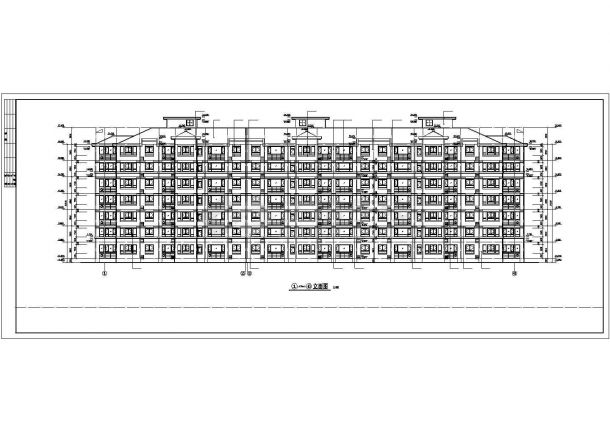 [河南]某砌体结构5295.49平米七层住宅楼（老年公寓）建筑结构水电施工图-图二