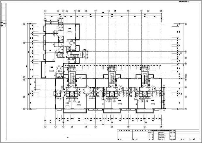 [哈尔滨]某58839.72㎡框架剪力墙结构高层建筑施工图_图1