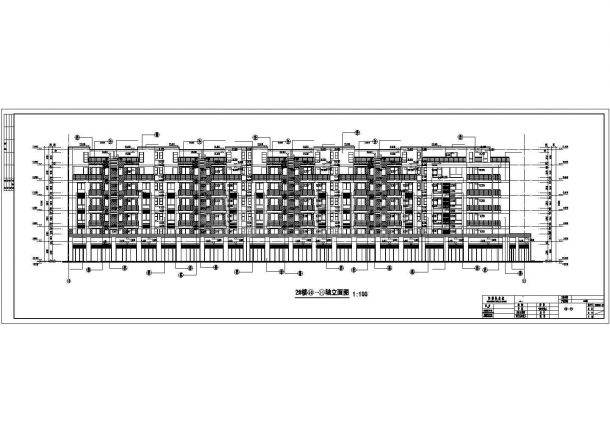 [成都]某5357.2㎡砌体结构61层底商住宅楼建筑施工图-图二