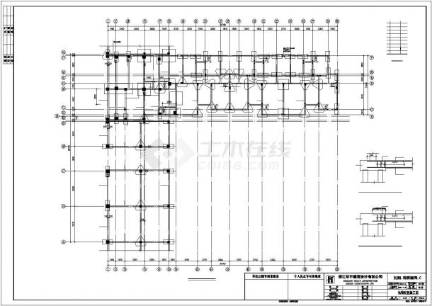[抚顺]某异形柱结构小区22号楼6层建筑、结构施工图-图一