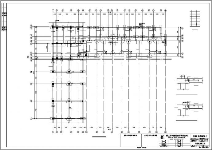 [抚顺]某异形柱结构小区22号楼6层建筑、结构施工图_图1