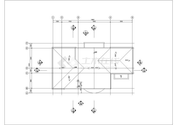 [北京]某474.986㎡砌体结构三层小型别墅建筑施工图(有效果图)-图一