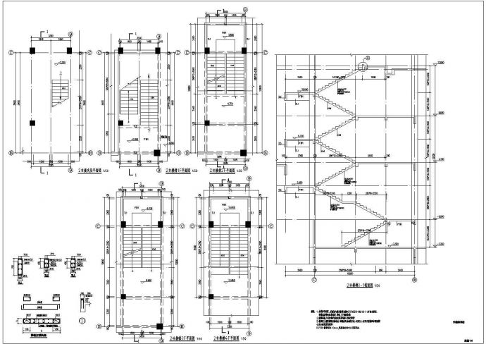 清风第三实验小学迁建工程--结构 全套单体图纸_图1