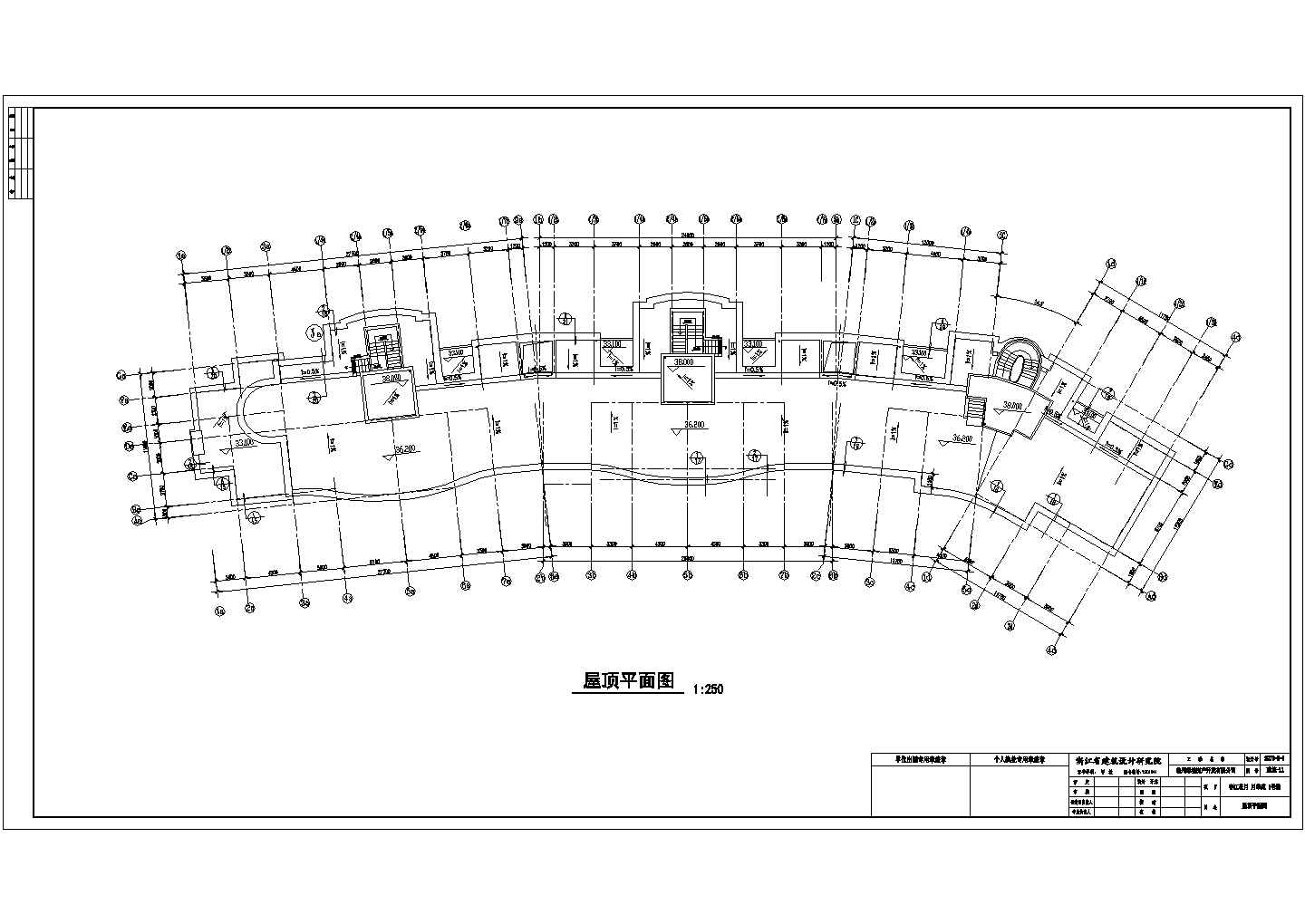 [杭州]某地十八层住宅楼群建筑CAD施工图（含地下车库）