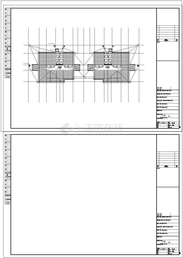 [安徽]某地六层住宅楼建筑CAD施工图（标注详细）-图一
