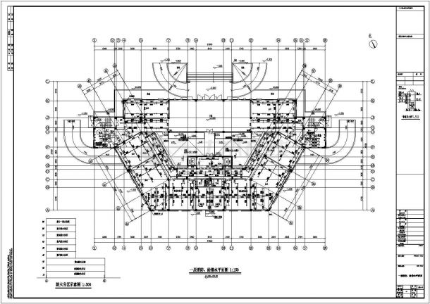 某地二类办公楼建筑给排水设计施工图-图二