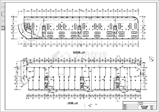 [怡丰都市]某地广场商住楼建筑CAD施工图-图二