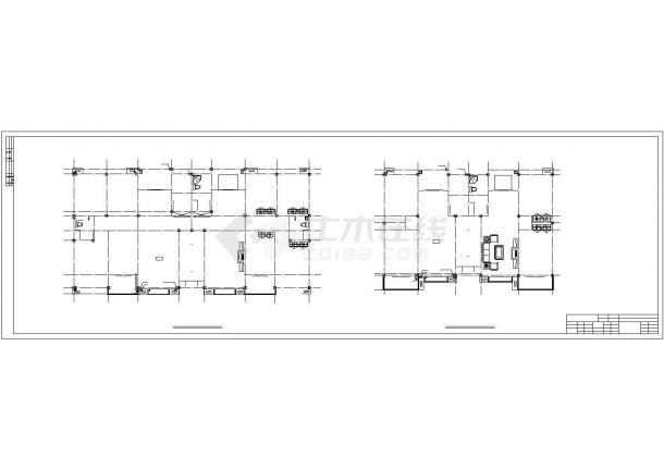 【河南】某小区临街5层住宅楼建筑施工图（9274平方米）-图二