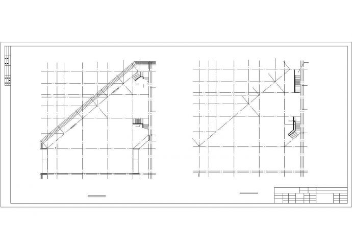 某框架结构小区五层住宅楼建筑方案图_图1