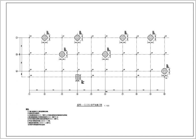 某地2层框架结构古建结构设计施工图_图1