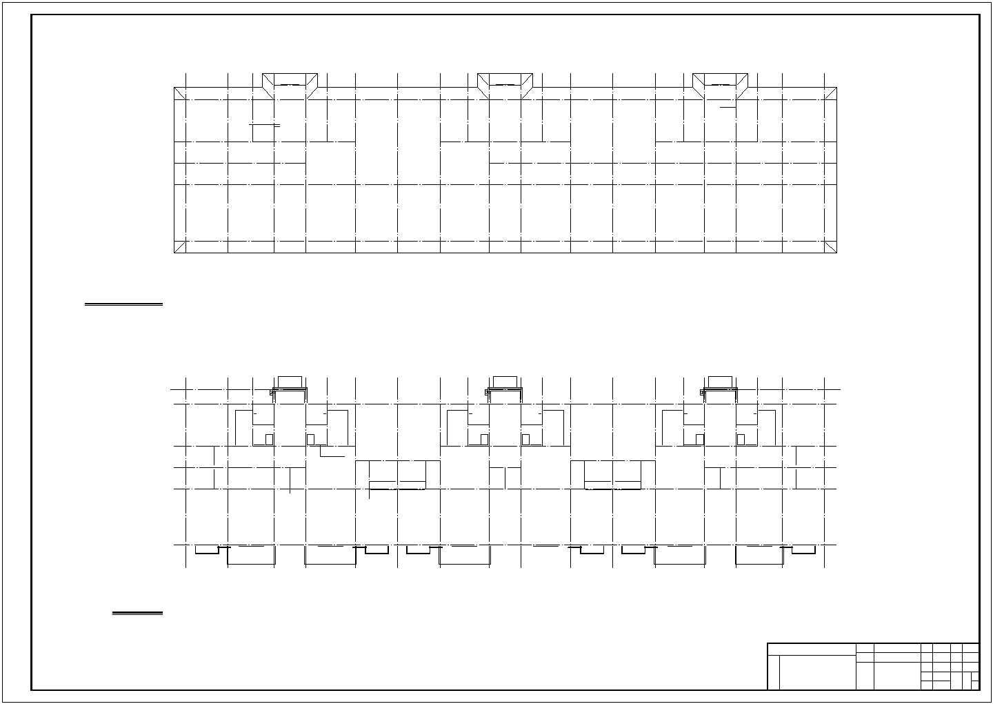 安徽某七层住宅楼建筑施工图（框剪结构）