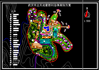 度假村平面图-图一