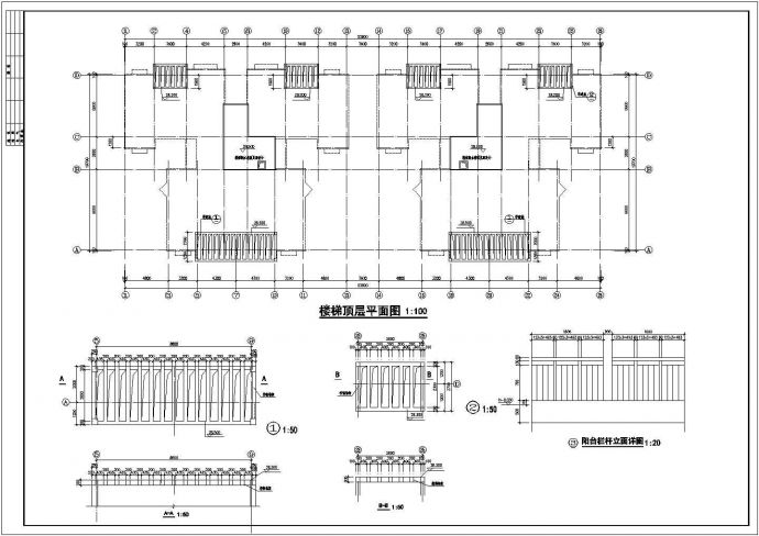 深圳某6231.5平方米八层住宅楼建筑施工图（框架结构）_图1