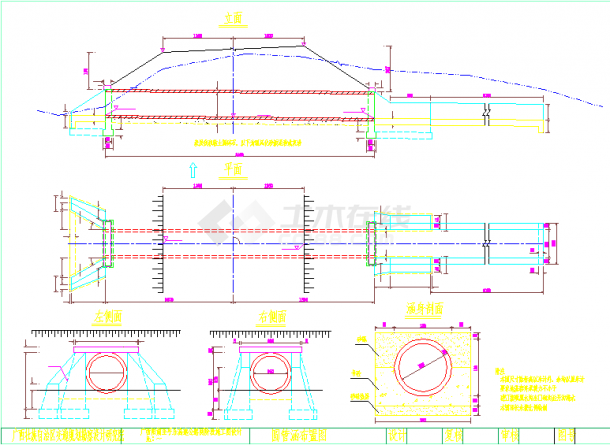 某地区圆管涵设计施工图纸-图一