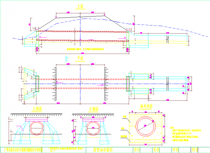 某地区圆管涵设计施工图纸_图1