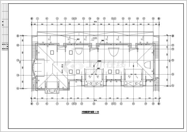 天海花园某八层底商住宅楼建筑施工图-图一