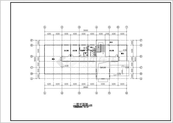 新中式风格接待中心建筑设计图-图二