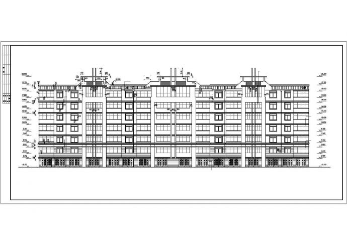 5000平方米七层复式住宅建筑方案（砖混结构）_图1