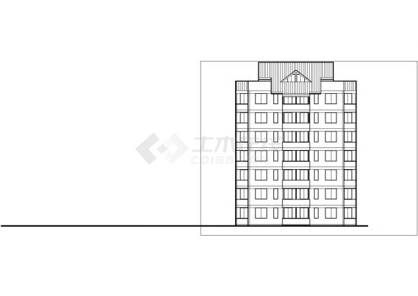 简单实用的住宅楼建筑cad图-图一