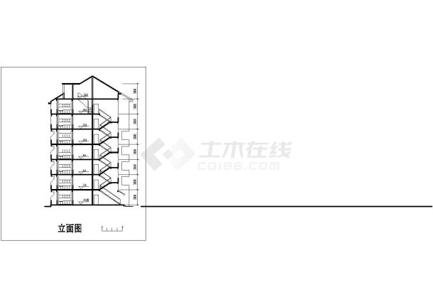 简单实用的住宅楼建筑cad图-图二