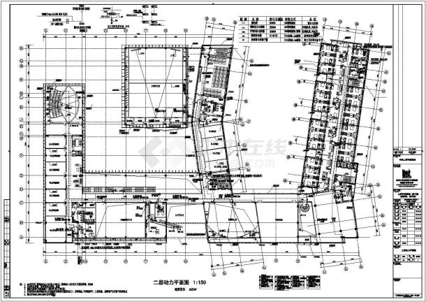 11层委党校二期工程建筑设计施工图（含有全专业图纸）精-图一