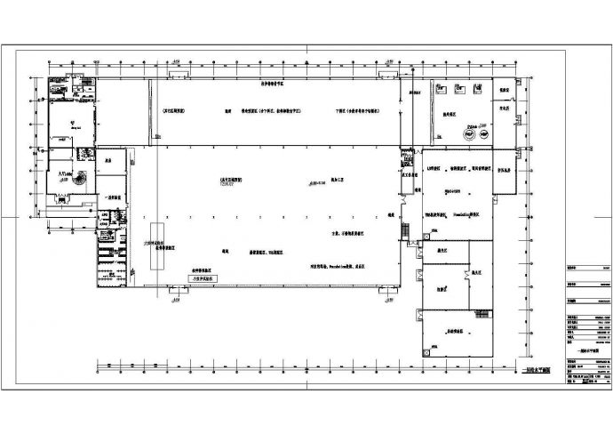 某工业三层厂房给排水消防设计施工图_图1