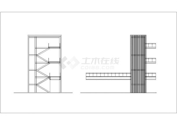 [上海]某81930㎡二十二层现代办公综合体建筑施工图-图二