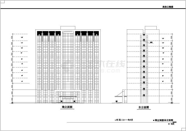 [广东]某28597㎡商务大厦规划设计方案（含效果图）-图二