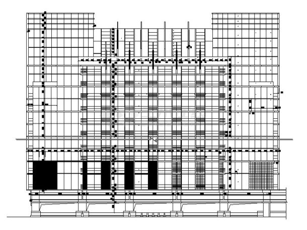 某世界金融中心建筑设计施工图-图一