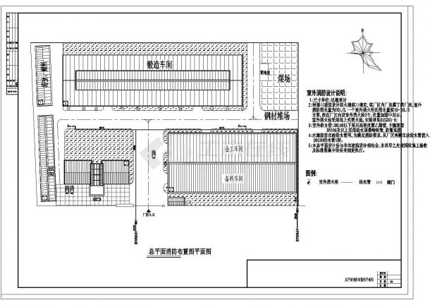 某1206.5平方米三层小型办公楼建筑CAD方案图-图一