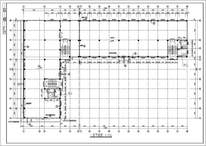 某19.8米框剪结构五层办公综合楼施工图_图1