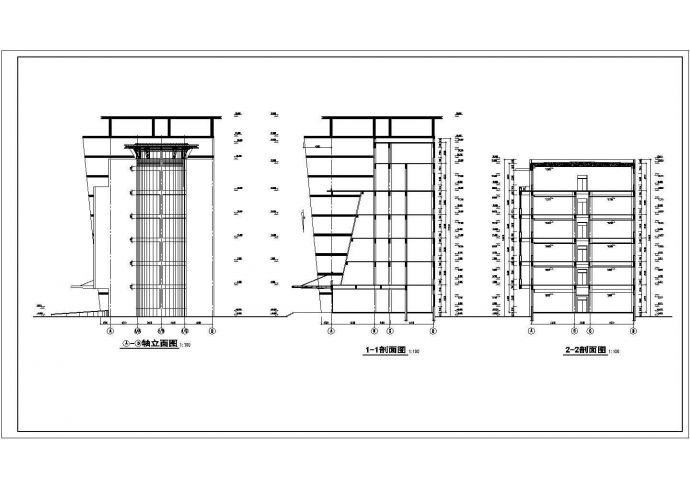 某7816平方米企业办公楼建筑设计方案_图1