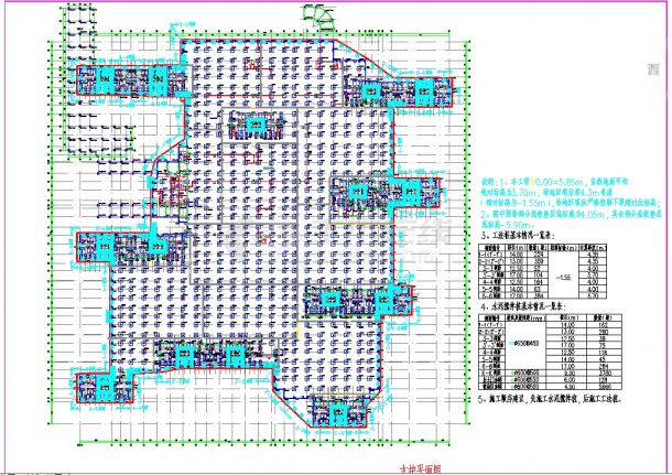 a县县城新区锦绣安置小区二期工程--基坑围护-图二