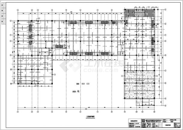 洛水某卫生院5493.4㎡三层综合楼建筑结构水电施工图-图二