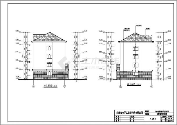 苏埠镇4.5层砌体结构住宅楼建筑专业施工图-图二