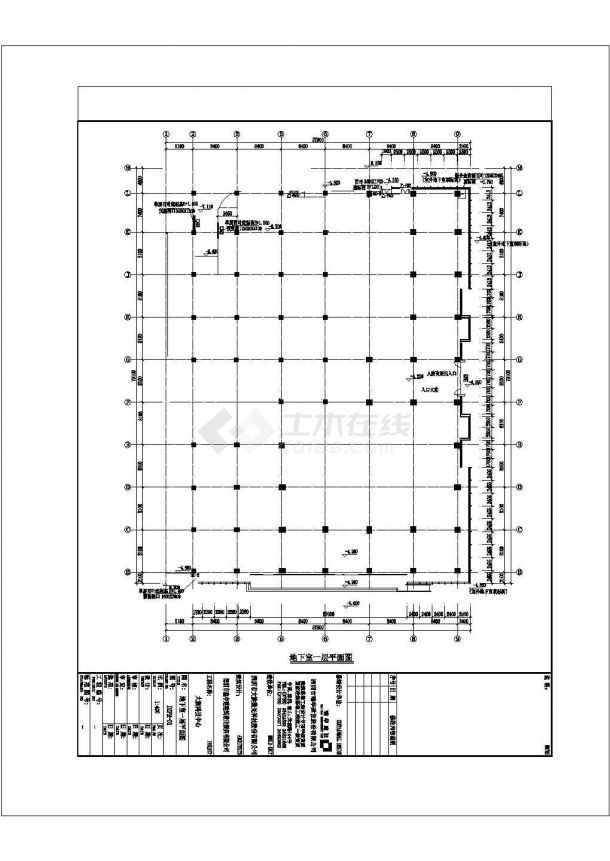 [深圳]某框架结构77388.59㎡25层玻璃幕墙图纸深化建筑施工图-图一