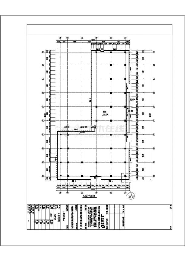 [深圳]某框架结构77388.59㎡25层玻璃幕墙图纸深化建筑施工图-图二