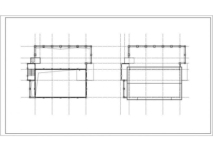 某3505㎡商业广场四层沿街商业建筑施工图（高20米）_图1