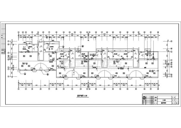 北京某地板式高层住宅建筑施工图（全套）-图二