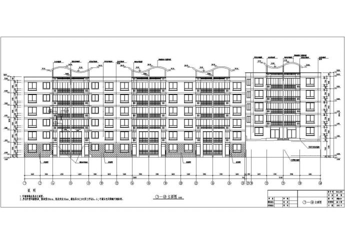 某城市现代化住宅建筑cad详图_图1