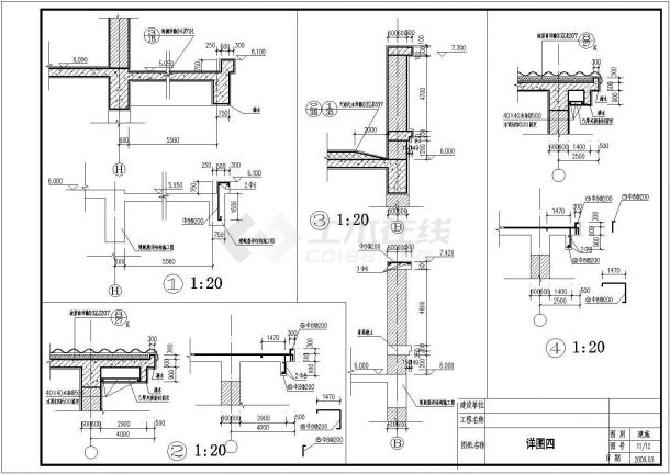 某地三层砖混结构农村双拼住宅建筑设计施工图-图二