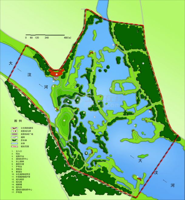龙安区湿地公园规划图片