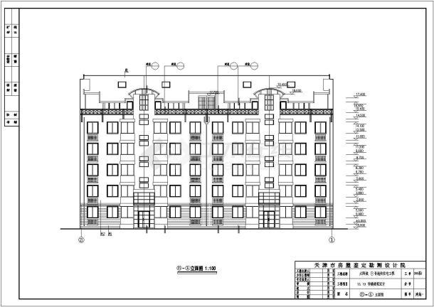 某地太阳城10、19号楼建筑cad图-图一