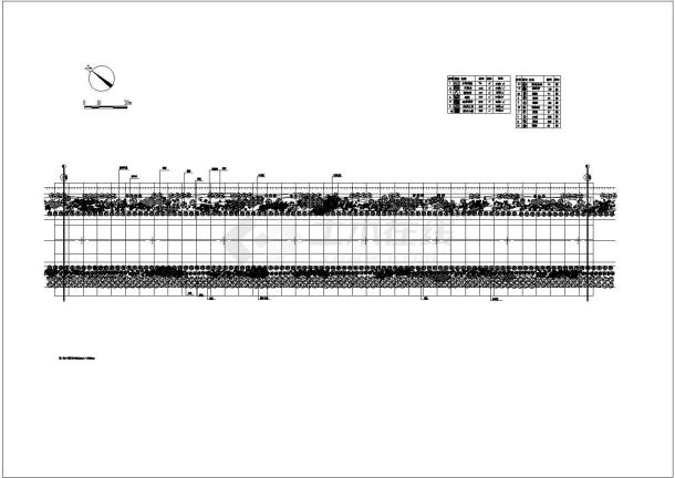 某河滨景观道路园林绿化工程两侧施工说明图-图二