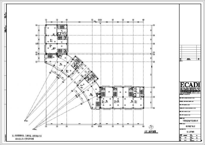 某地高层圆形造型广场归档建筑cad图（高20.9米）_图1