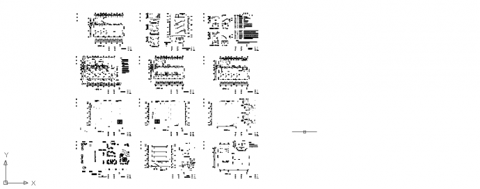 某框架结构四层商办楼建筑施工图（高15.45米）_图1