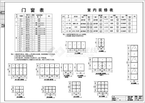 某3542平方米管理楼建筑方案图纸-图二