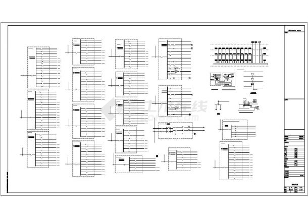 某制衣企业三层厂房电气设计施工图-图二