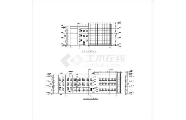 某华北结算中心46400㎡十六层酒店建筑施工图-图一